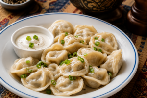 Pelmeni beef and lamb dumplings at Arash's Kitchen in Kyoto